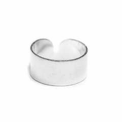 Anel Liso 8mm - Pense Prata