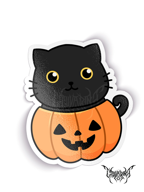 Adesivo - Pumpkin Cat