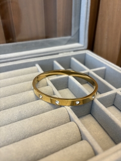 Bracelete ponto luz dourado - comprar online