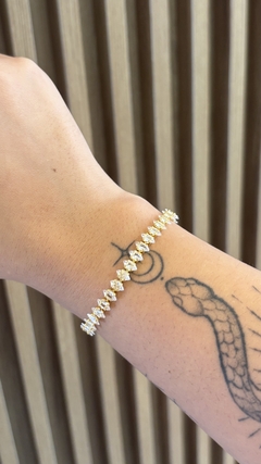 Pulseira Riviera Dourada na internet