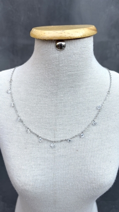 Chocker cristais prata - comprar online