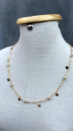Chocker medalhas dourada