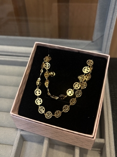 Conjunto infantil smile | pulseira, brinco e colar na internet