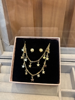 Conjunto infantil luz | pulseira, colar e brinco na internet