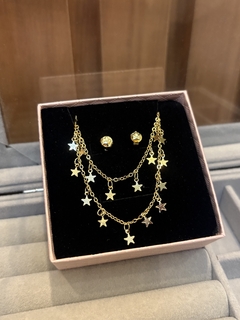 Conjunto infantil luz | pulseira, colar e brinco - comprar online