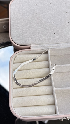 Pulseira fita prata - comprar online