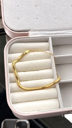 Pulseira malha dourada - comprar online