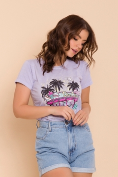 T-Shirt DCM Dinner Lilás - comprar online