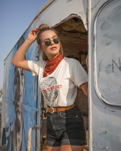 T-Shirt Welcome To My Planet Creme na internet