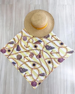 Lenço Novel Amarelo - comprar online