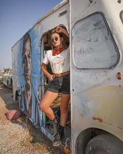 T-Shirt Welcome To My Planet Creme - comprar online