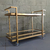 Carrinho bar estilo industrial 100x80x40cm - comprar online
