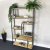 Estante estilo industrial em madeira pinus 180x100cm
