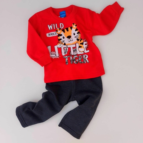 Conjunto Moleton gola careca