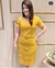 Vestido Justo Linen Rayon na internet