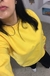 Moletom Tradicional - Sem Estampa o Amarelo na internet