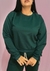 Cropped de Moletinho - Verde Petróleo - Lokahi Personalizados