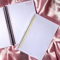 Caderno A5 pautado - PERSONALIZADO COM SUA LOGO - Aryelly Cabral Desing