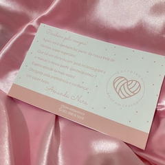Bloco agradecimento - PERSONALIZADO COM SUA LOGO