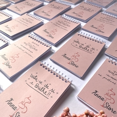 Mini caderneta capa flexível - PERSONALIZADA COM SUA LOGO - comprar online