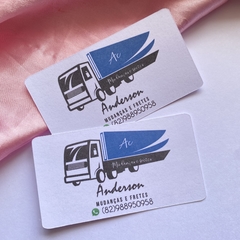 50 cartões de visitas - PERSONALIZADO COM SUA LOGO