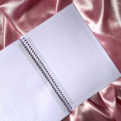 Caderno A5 pautado - PERSONALIZADO COM SUA LOGO - loja online