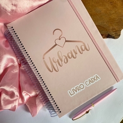 Livro caixa grande - PERSONALIZADO COM SUA LOGO - loja online