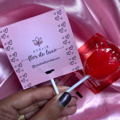 Pirulitos - PERSONALIZADO COM SUA LOGO - Aryelly Cabral Desing