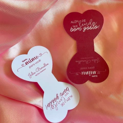 Cartela de xuxinha - PERSONALIZADA COM SUA LOGO