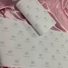 50 unid. - Papel presente - COM SUA LOGO