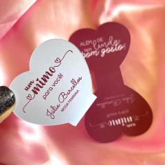 Cartela de xuxinha - PERSONALIZADA COM SUA LOGO na internet