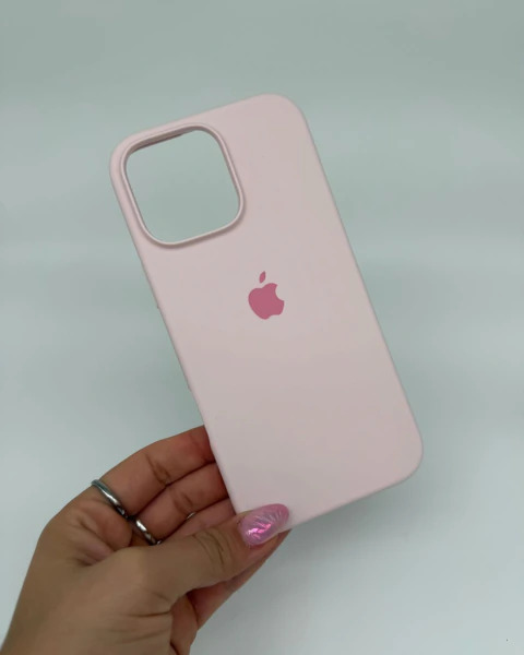 SILICONE CASE #909 ROSA PASTEL CLARO M/ROSA IPHONE