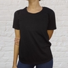 Remera Algodón Relax Negra