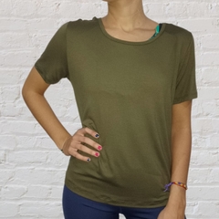 Remera Modal Verde Militar
