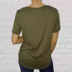 Remera Modal Verde Militar - comprar online