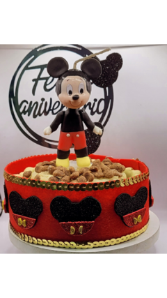Kit Bolo de Aniversário Pet | Mickey|3 itens + 2 brindes (Nr. 20) na internet