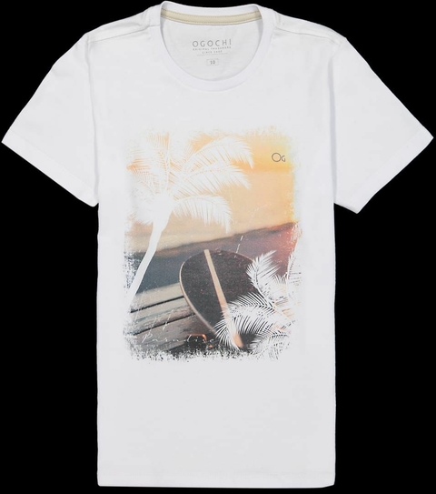 CAMISETA INF MC CONCEPT SLIM SKATE PARADISE BRANCA OGOCHI 006496349