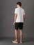 Camiseta Masculina de Algodão Estampa Logo Centralizado Calvin Klein Jeans Branco - comprar online