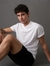 Camiseta Masculina de Algodão Estampa Logo Centralizado Calvin Klein Jeans Branco - Prime Store Itaperuna