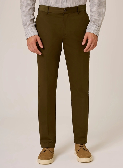 Calça Slim Sarja Elástico Dudalina Masculina 18.02.3545