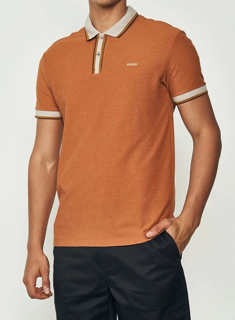 Camisa Polo Masculina Terracota Colcci 250103284