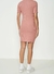 Vestido Canelado Minimal Blush Colcci 445700821 - comprar online