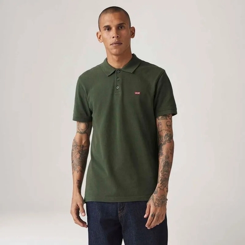 Camisa Polo Levi's® Housemark Verde Manga Curta LB0030148