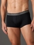 Kit 3 Cuecas Low Rise Trunk Classic Calvin Klein Underwear Grafite/Prata U2664H