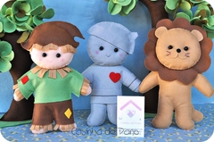 Bonecos Mágico de Oz - Casinha de Pano