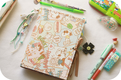 Caderno artesanal Snoopy