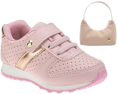 Tênis Infantil Feminino com Bolsinha de Brinde Club Happy