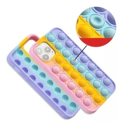 Capa para Iphone de Silicone Anteestesse Pop It Crianças e Adultos Vários Modelos
