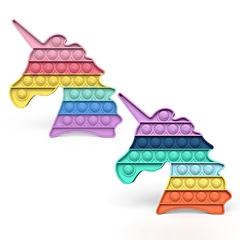 Brinquedos Sensoriais Antistress Pop It Fidget Toys para Adultos e Crianças. - loja online
