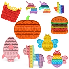 Brinquedos Sensoriais Antistress Pop It Fidget Toys para Adultos e Crianças. - Many Store